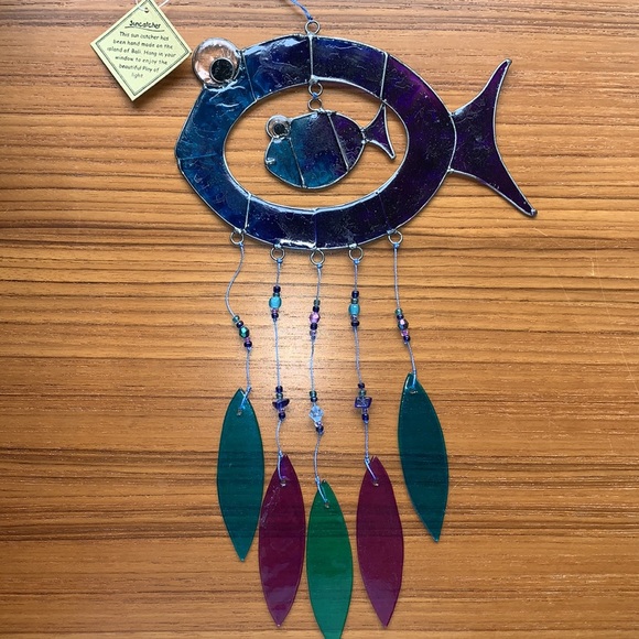 Fish sun catcher stained glass - Picture 4 of 4